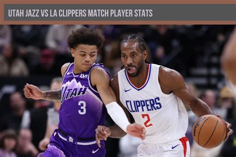 utah jazz vs clippers stats.